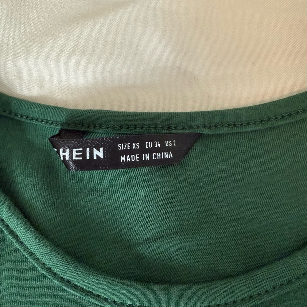 SHEIN Forest Green Dress